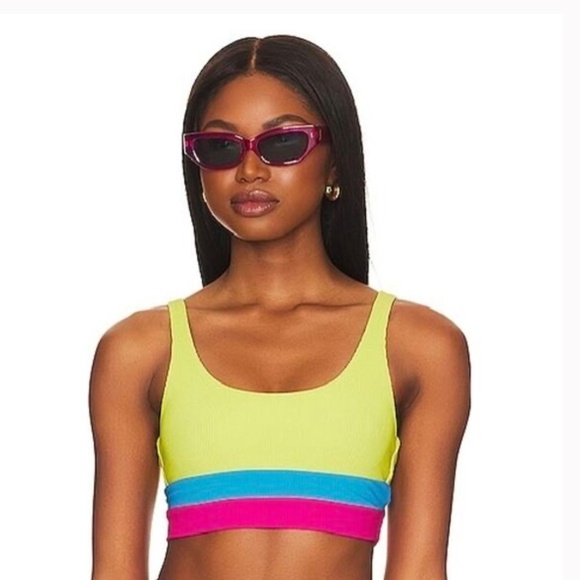 Beach Riot Mackenzie Top Retro Brights - Medium - Picture 1 of 8